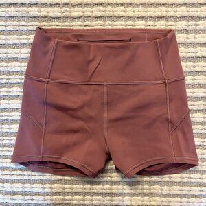 Lululemon Align 4" High-Rise Shorts Pink Size 4